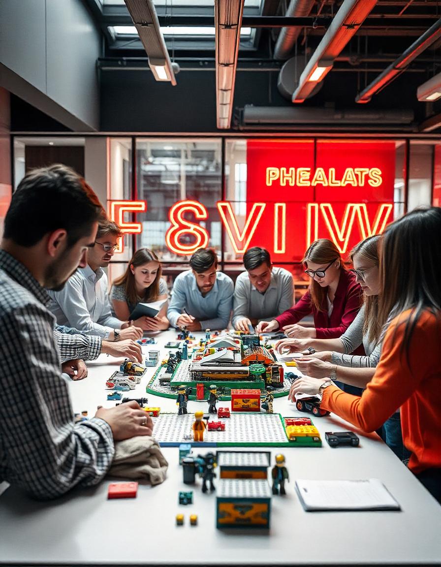 Agile Workshop – Team arbeitet flexibel zusammen