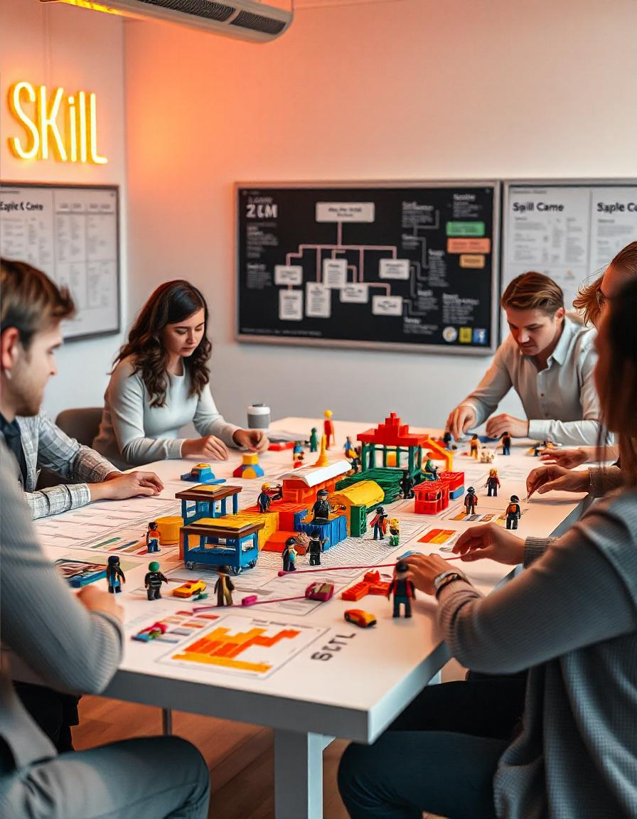 Workshop zu Skill-Based Organizations – Team identifiziert Kompetenzen